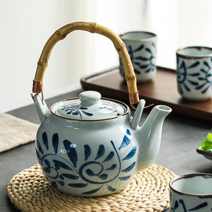 Akari Blue and White Japanese Tea Set - kingkong游戏_金刚kingkong游戏下载与KINGKONG官网
