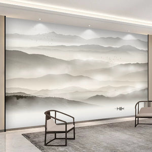 Misty Mountains Wall Mural - Staunton and Henry