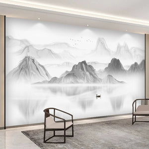 Misty Mountains Wall Mural - Staunton and Henry