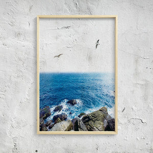 Transparent Ocean Wall Art With Frame - Staunton and Henry