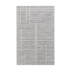 Aros Modern Blue Wool Rug - Staunton and Henry