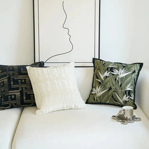 Arden Green Botanical Jacquard Cushion Cover Set - Staunton and Henry