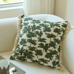 Oasis Textured Green Cushion Cover Collection - Staunton and Henry