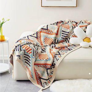 Arlo Bohemian Geometric Throw Blanket - Staunton and Henry