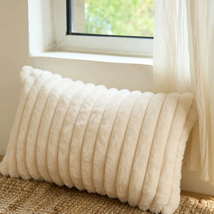 Barrow Textured Warm Beige Cushion Cover Set - Staunton and Henry