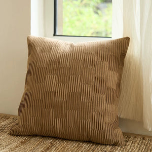 Barrow Textured Warm Beige Cushion Cover Set - Staunton and Henry