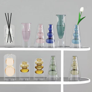 Inside Out Double Walled Glass Vase - Staunton and Henry