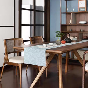Madison Curved Wood and Rattan Dining Chair - Staunton and Henry