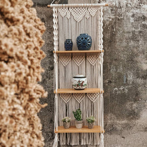 Macrame Wall Hanging Shelf - Staunton and Henry
