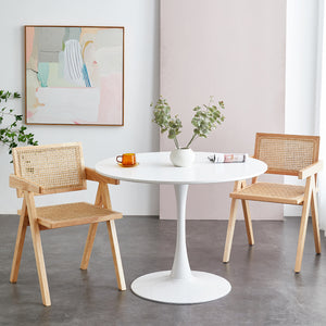 Replica Chandigarh Solid Wood Dining Chair - Staunton and Henry
