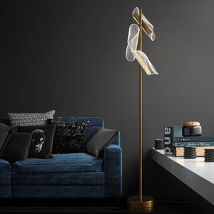 Ambrose Gold Floor Lamp - Staunton and Henry