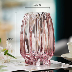 Modern Ribbed Glass Vase - Staunton and Henry