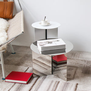 Modern Slimline Round Coffee Table - Staunton and Henry