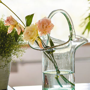 Pink Tote Bag Glass Vase - Staunton and Henry