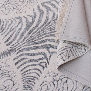 Zena Wool and Cotton Faux Zebra Rug - Staunton and Henry