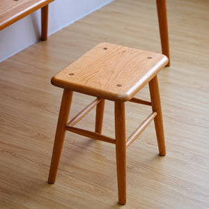 Haru Japandi Solid Wood Stool - Staunton and Henry