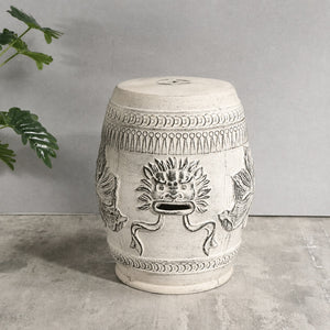 Aurelian Lion Ceramic Drum Stool - kingkong游戏_金刚kingkong游戏下载与KINGKONG官网