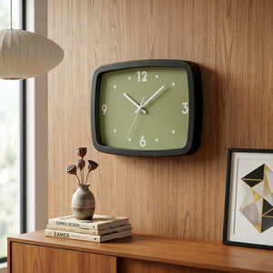 Jetson Retro Rectangular Wall Clock - Staunton and Henry