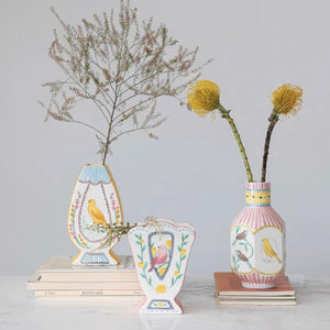 Hand Painted Ceramic Vase - Staunton and Henry