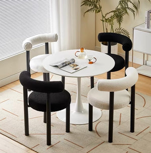 Round Upholstered Dining Chair - Staunton and Henry
