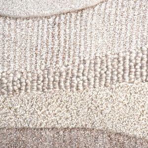 Stone Organic Shaped Cream Wool Rug - Staunton and Henry