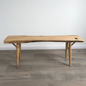 Aki Organic Modern Solid Wood Log Bench - kingkong游戏_金刚kingkong游戏下载与KINGKONG官网