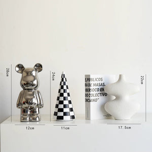 Mondo Italian Sculptural Ceramic Ornament Set - Staunton and Henry