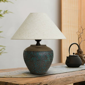 Lotus Grove Chinese Ceramic Table Lamp - Staunton and Henry