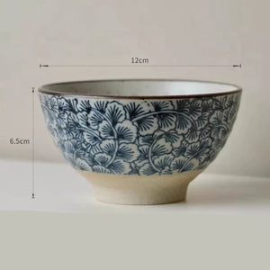 Kyoto Hand-Painted Blue and White Ceramic Bowl - Set of 4 - kingkong游戏_金刚kingkong游戏下载与KINGKONG官网