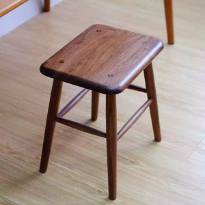 Haru Japandi Solid Wood Stool - Staunton and Henry