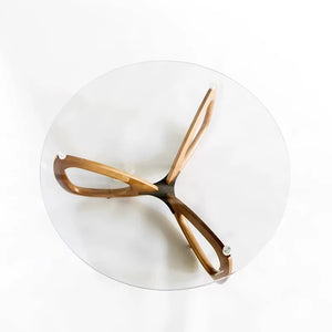 Floris Wood and Glass Coffee Table - Staunton and Henry