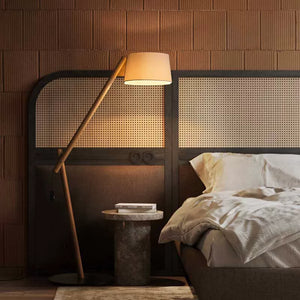 Kanso Solid Wood Japandi Floor Lamp - Staunton and Henry