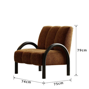 Arlo Mid-Century Fabric Lounge Chair - Staunton and Henry