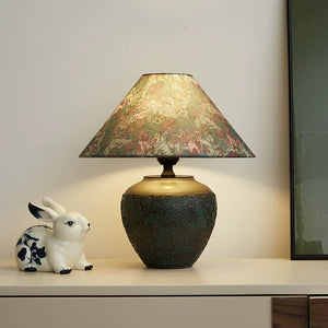 Lotus Grove Chinese Ceramic Table Lamp - Staunton and Henry