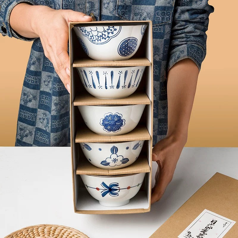 Kaito Retro Japanese Rice Bowl Set - kingkong游戏_金刚kingkong游戏下载与KINGKONG官网