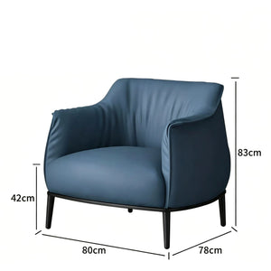 Milano Vegan Leather Lounge Chair - Staunton and Henry