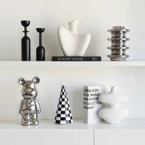Mondo Italian Sculptural Ceramic Ornament Set - Staunton and Henry