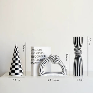 Mondo Italian Sculptural Ceramic Ornament Set - Staunton and Henry