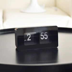 Ando Nordic Minimalist Quiet Flip Desk Clock - Staunton and Henry
