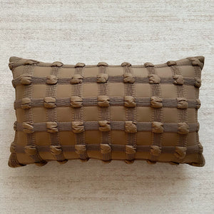 Siena Brown Textured Cushion Cover Collection - Staunton and Henry