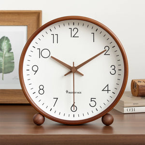 Nobu Nordic Solid Wood Silent Clock - Staunton and Henry