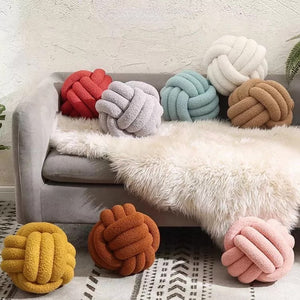 Boucle Knot Cushions - Staunton and Henry