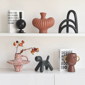 Bella Mid-Century Modern Sculptural Ceramic Ornament Set - Staunton and Henry