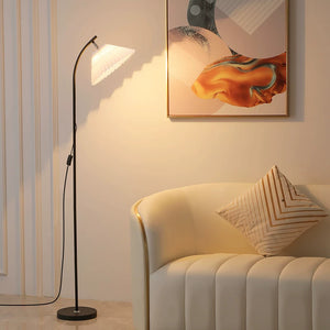 Arlo Pleated Nordic Floor Lamp - Staunton and Henry