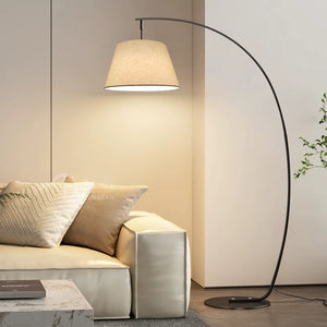 Milano Linen Arch Floor Lamp - Staunton and Henry