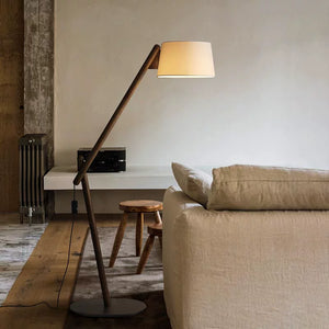 Kanso Solid Wood Japandi Floor Lamp - Staunton and Henry