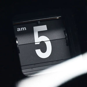 Ando Nordic Minimalist Quiet Flip Desk Clock - Staunton and Henry