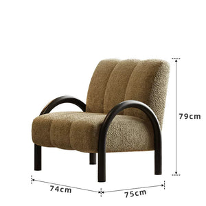 Arlo Mid-Century Fabric Lounge Chair - Staunton and Henry