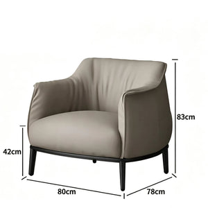 Milano Vegan Leather Lounge Chair - Staunton and Henry