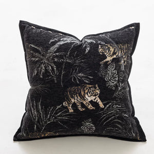 Verdant Jacquard Forest Green Cushion Cover Set - Staunton and Henry